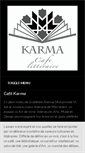 Mobile Screenshot of cafe-karma.com